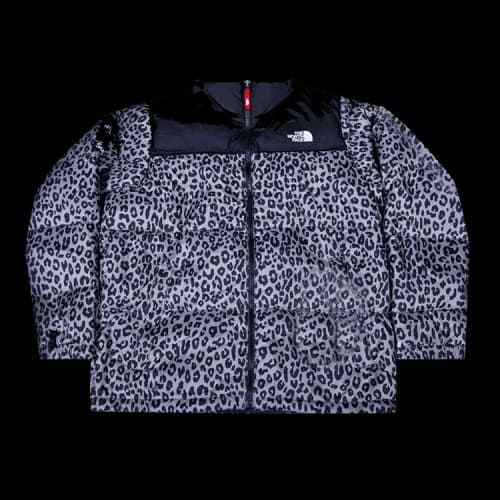Supreme x The North Face Leopard Nuptse 'Grey'