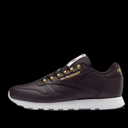 Reebok Classic Leather Black/Gold (Women's)