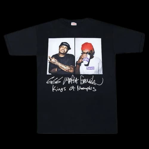 Supreme Three 6 Mafia Tee 'Black'