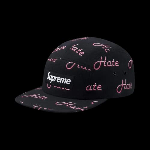 Supreme Hate Camp Cap 'Black'