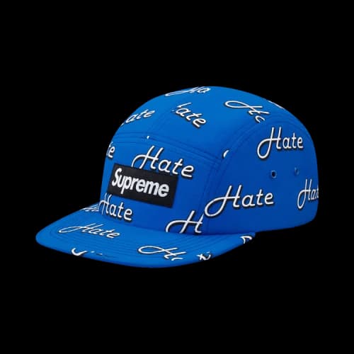 Supreme Hate Camp Cap 'Blue'