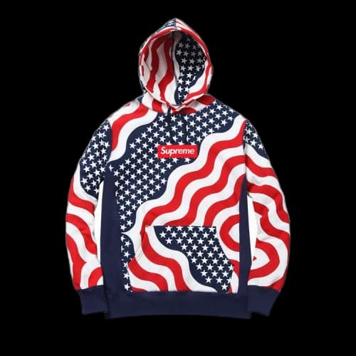Supreme Box Logo Pullover 'Flag'