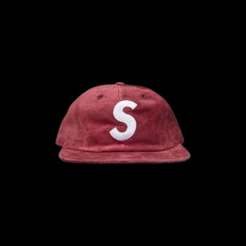 Supreme Suede S Logo 6 Panel 'Burgundy'