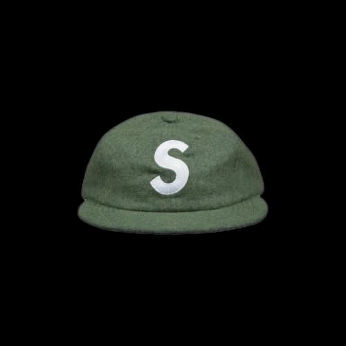 Supreme Suede S Logo 6 Panel 'Olive'
