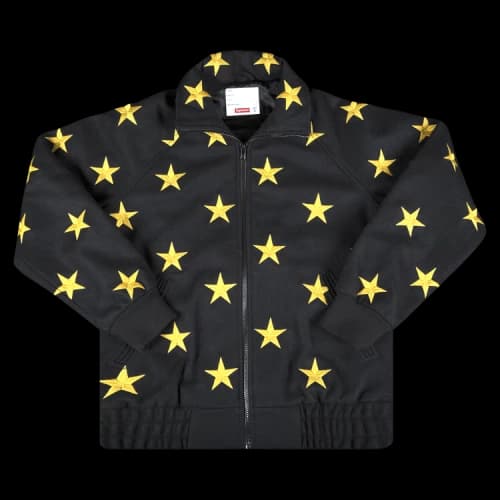 Supreme Stars Zip Stadium Jacket 'Black'