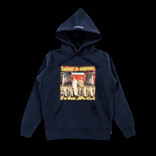 Supreme The War Report Hooded Sweatshirt 'Navy'