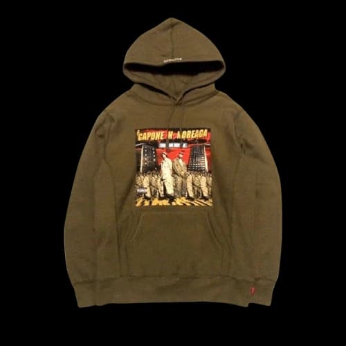 Supreme The War Report Hooded Sweatshirt 'Olive'