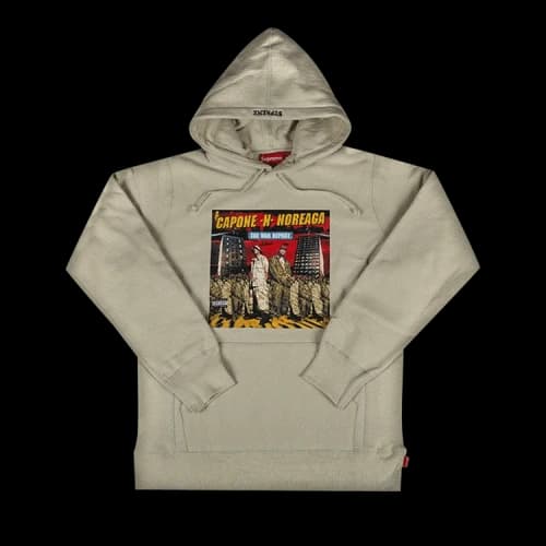 Supreme The War Report Hooded Sweatshirt 'Tan'