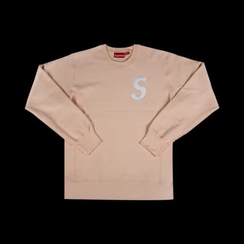 Supreme S Logo Crewneck 'Peach'
