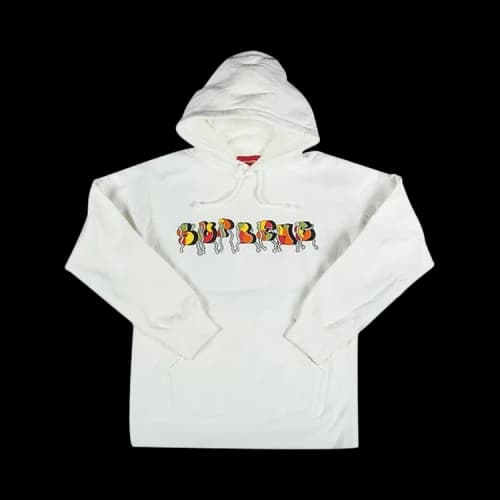 Supreme Blade Whole Car Hooded Sweatshirt 'White'