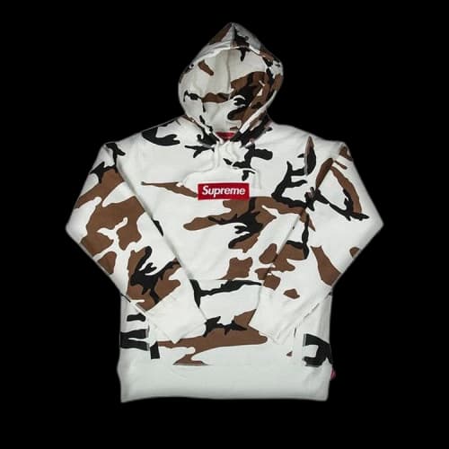 Supreme Box Logo Hooded Sweatshirt 'Camo'