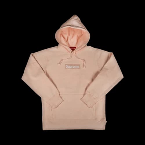 Supreme Box Logo Hoodie 'Peach'