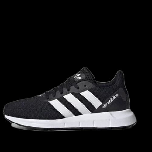 (GS) adidas originals Swift Run Rf J Black/White