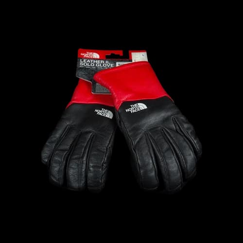 Supreme x The North Face Leather Gloves 'Red'