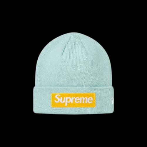 Supreme New Era Box Logo Beanie 'Ice Blue'