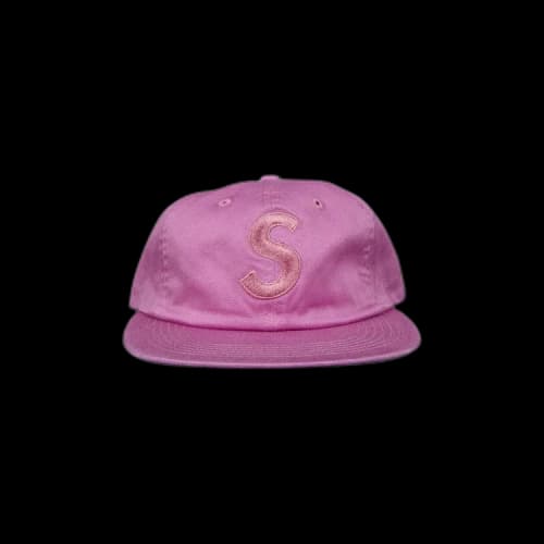 Supreme Tonal S Logo 6-Panel Hat 'Rose'