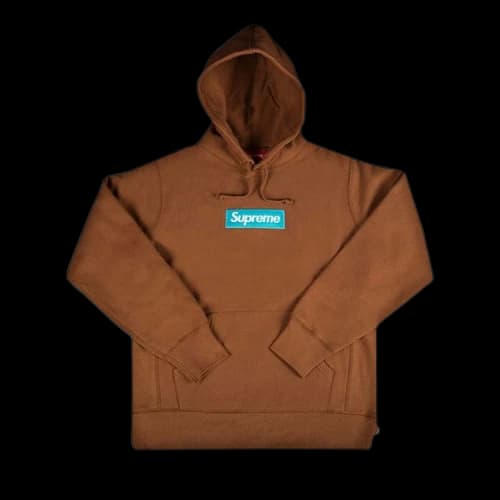 Supreme Box Logo Hooded Sweatshirt 'Rust'