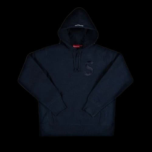 Supreme Tonal S Logo Hoodie 'Navy'