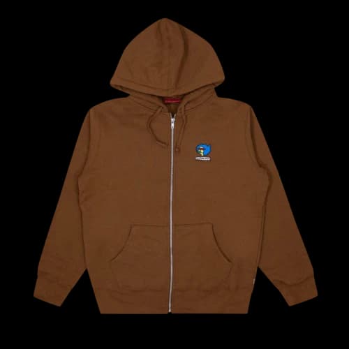 Supreme Gonz Ramm Zip Up Sweatshirt 'Rust'
