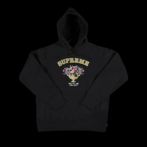 Supreme Centerpiece Hooded Sweatshirt 'Black'