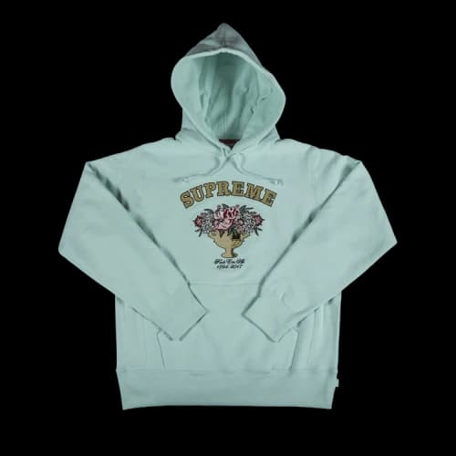 Supreme Centerpiece Hooded Sweatshirt 'Blue'