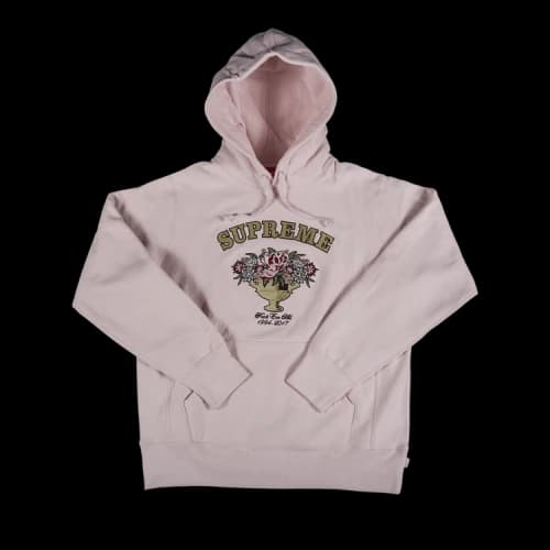 Supreme Centerpiece Hooded Sweatshirt 'Pink'