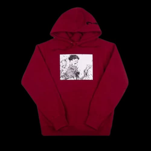 Supreme Akira Arm Hooded Sweatshirt 'Cardinal'