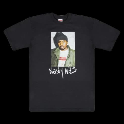 Supreme Nas T-Shirt 'Black'