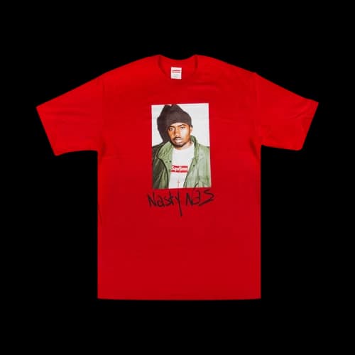 Supreme Nas T-Shirt 'Red'