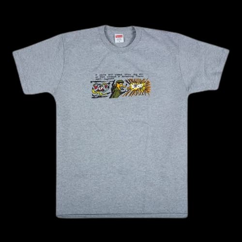Supreme Dog Shit Tee 'Grey'