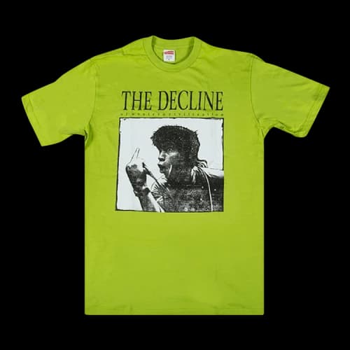 Supreme Decline Of Western Civilizations Tee 'Lime'