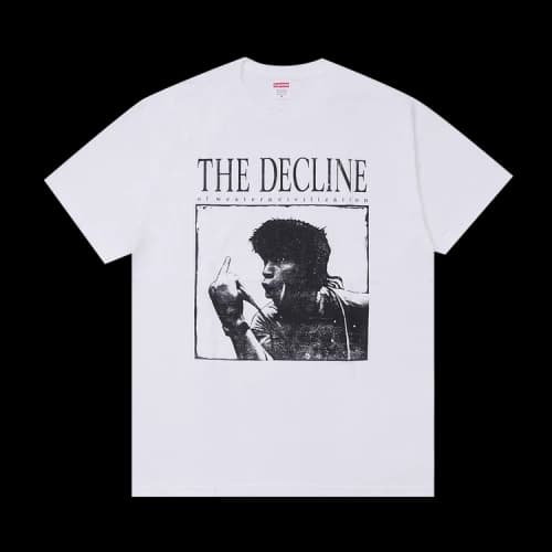 Supreme Decline Of Western Civilizations Tee 'White'