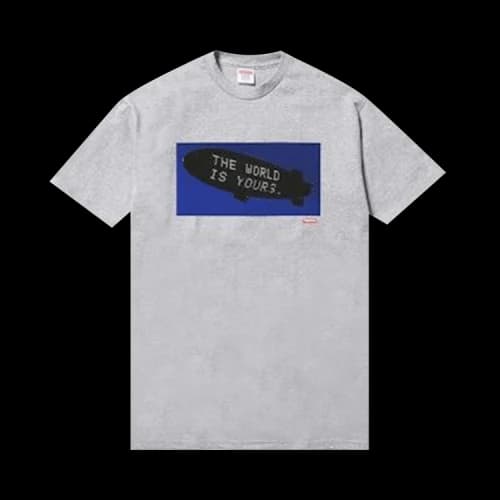 Supreme Scarface Blimp Tee 'Heather Grey'