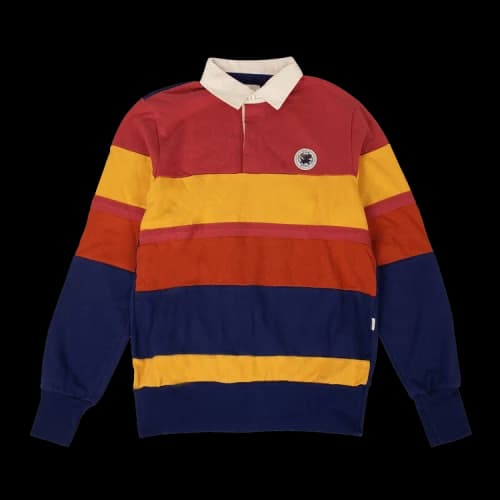 Aimé Leon Dore Color Block Striped Rugby Shirt 'Multi-Color'