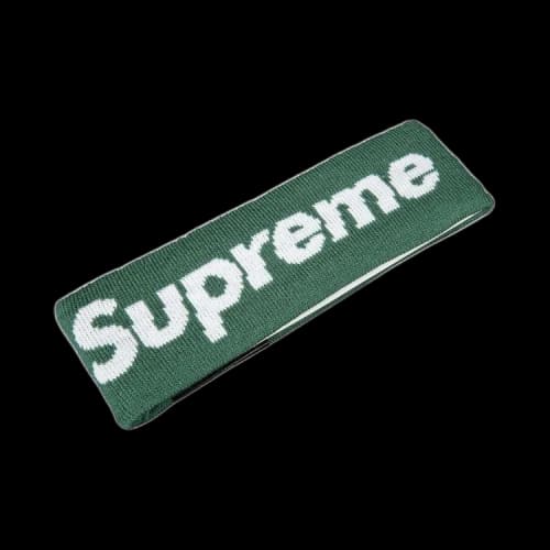 Supreme New Era Big Logo Headband 'Green'