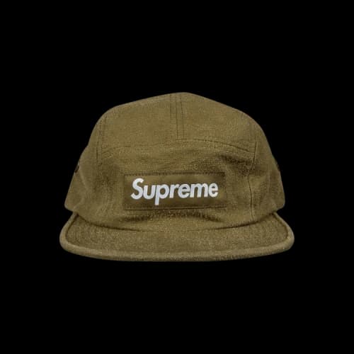Supreme Napped Canvas Camp Cap 'Olive'