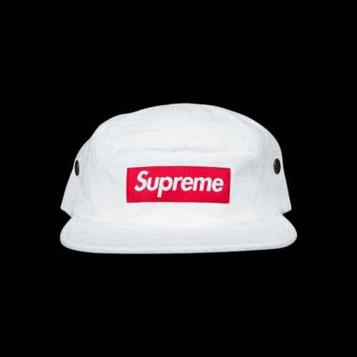 Supreme Napped Canvas Camp Cap 'White'