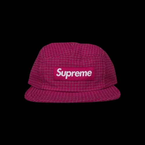 Supreme Reflective Ripstop Camp Cap 'Red'