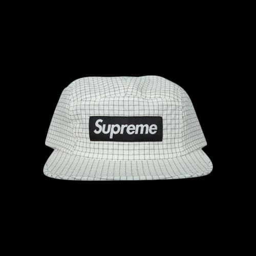Supreme Reflective Ripstop Camp Cap 'White'