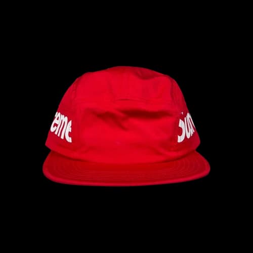 Supreme Side Panel Camp Cap 'Red'