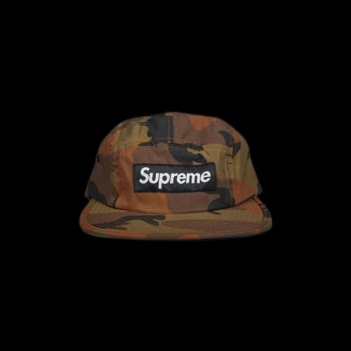 Supreme Reflective Camo Camp Cap 'Orange'