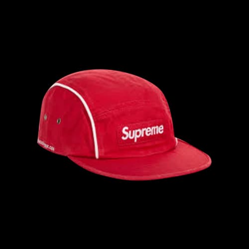 Supreme Piping Camp Cap 'Red'