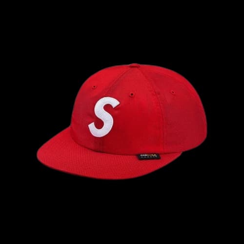 Supreme Cordura S Logo 6 Panel Cap 'Red'