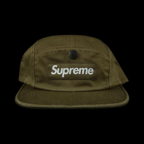 Supreme Snap Button Pocket Camp Cap 'Moss'