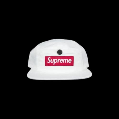Supreme Snap Button Pocket Camp Cap 'White'