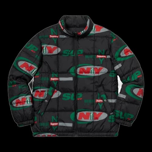 Supreme NY Reversible Puffy Jacket 'Black'