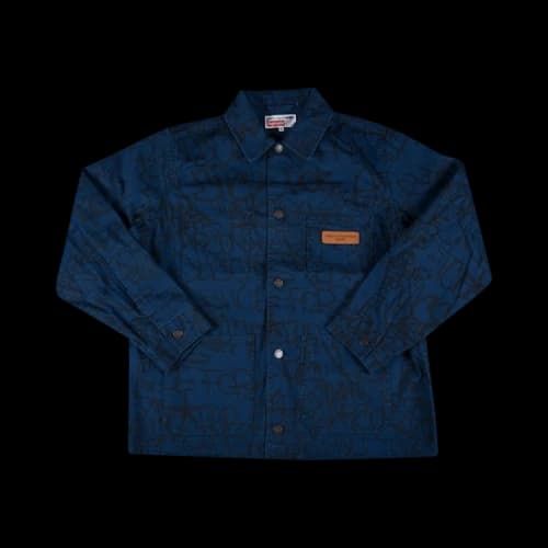 Supreme x Comme des Garçons Shirt Printed Canvas Chore Coat 'Navy'