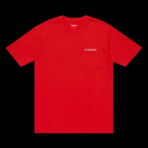 Supreme Short-Sleeve Pocket Tee 'Red'