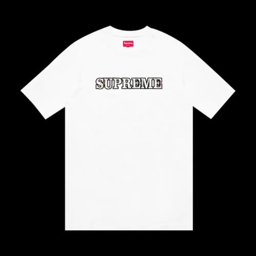 Supreme Floral Logo Tee 'White'