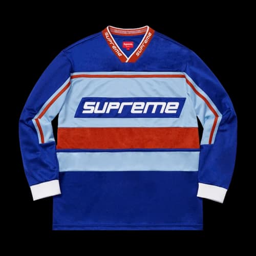 Supreme Warm Up Hockey Jersey 'Blue'